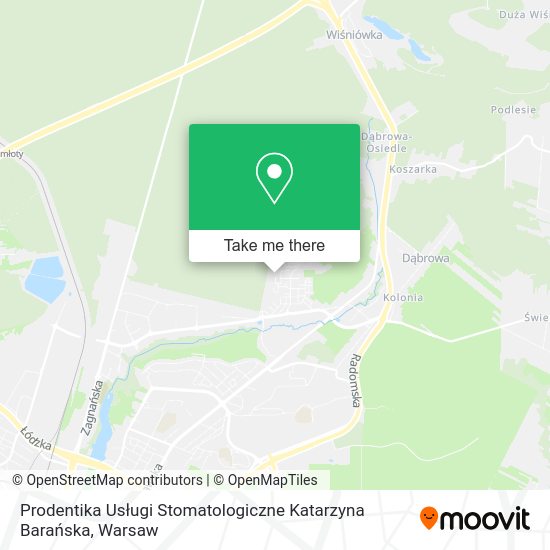 Prodentika Usługi Stomatologiczne Katarzyna Barańska map