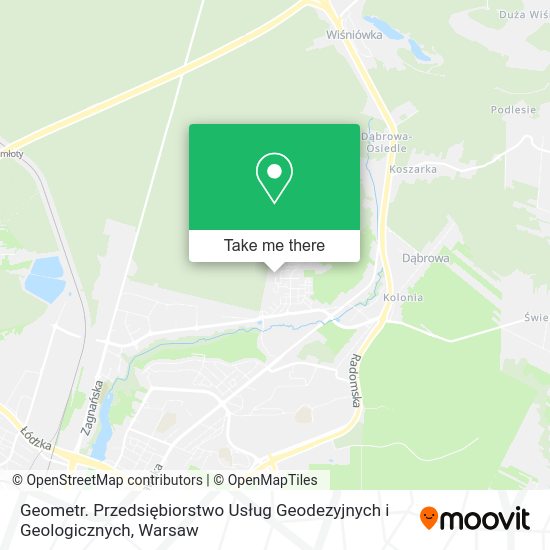 Geometr. Przedsiębiorstwo Usług Geodezyjnych i Geologicznych map