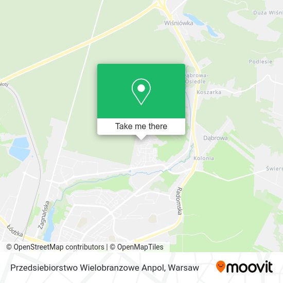 Przedsiebiorstwo Wielobranzowe Anpol map