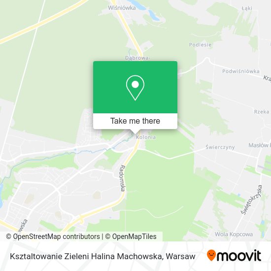 Ksztaltowanie Zieleni Halina Machowska map