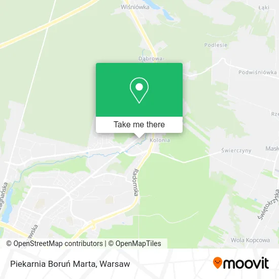 Карта Piekarnia Boruń Marta