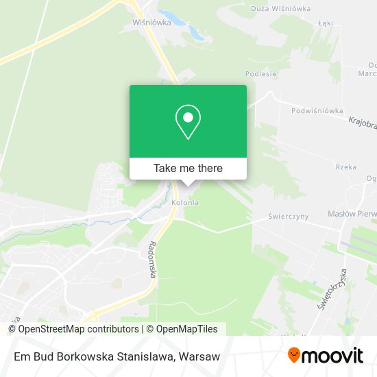 Em Bud Borkowska Stanislawa map