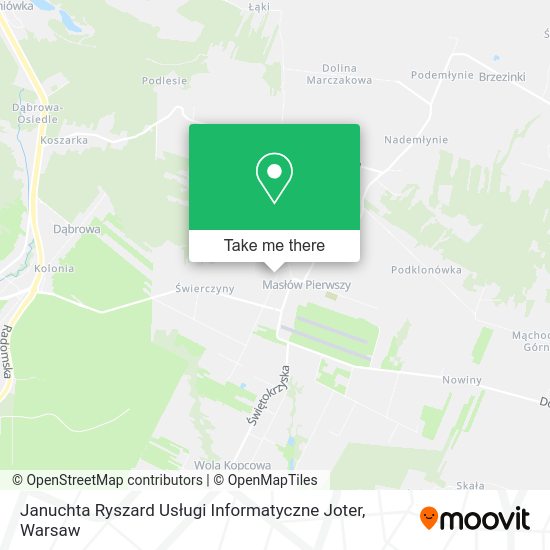 Januchta Ryszard Usługi Informatyczne Joter map