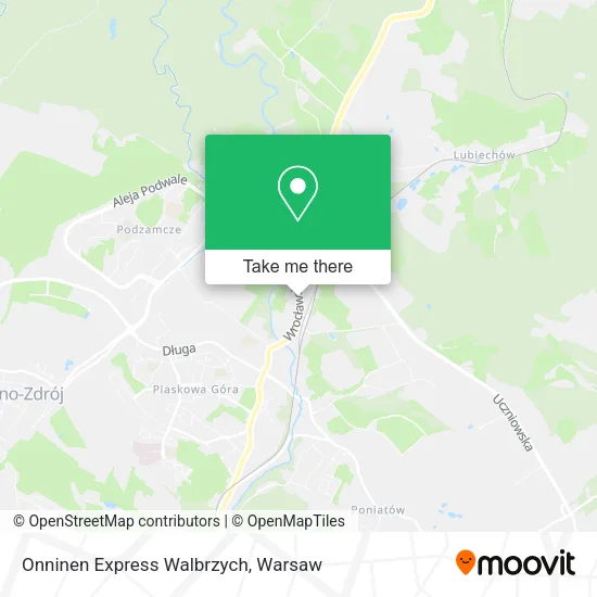 Карта Onninen Express Walbrzych