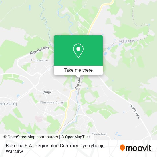 Bakoma S.A. Regionalne Centrum Dystrybucji map