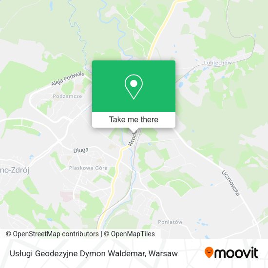 Usługi Geodezyjne Dymon Waldemar map