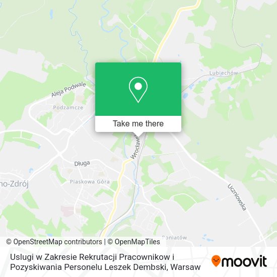 Uslugi w Zakresie Rekrutacji Pracownikow i Pozyskiwania Personelu Leszek Dembski map