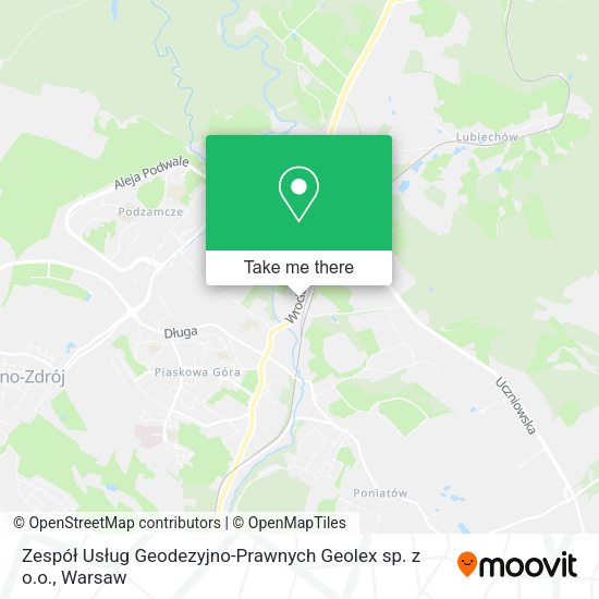 Zespół Usług Geodezyjno-Prawnych Geolex sp. z o.o. map