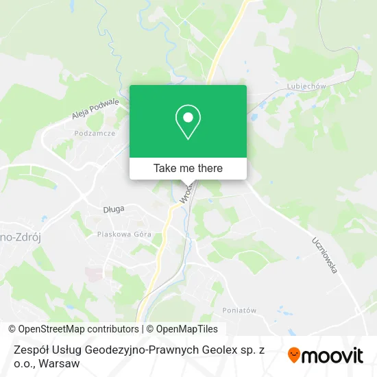 Карта Zespół Usług Geodezyjno-Prawnych Geolex sp. z o.o.
