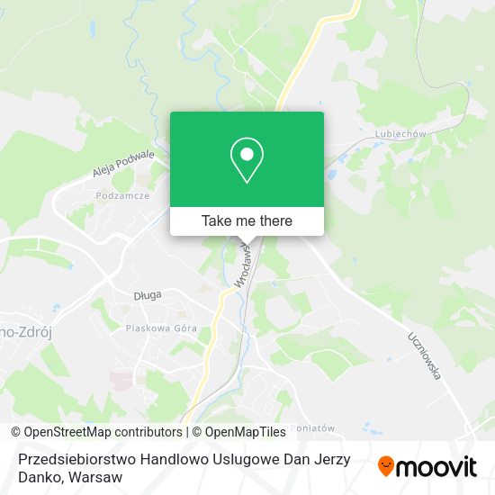 Przedsiebiorstwo Handlowo Uslugowe Dan Jerzy Danko map