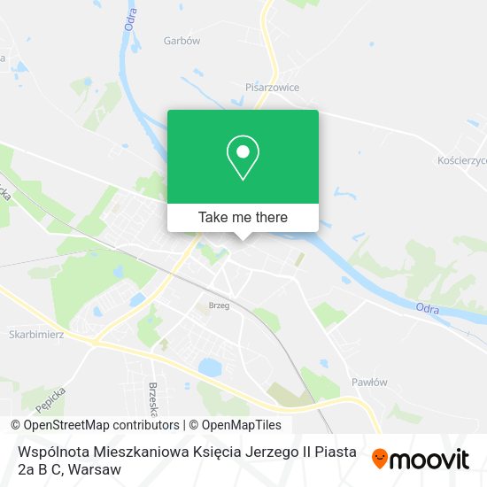 Wspólnota Mieszkaniowa Księcia Jerzego II Piasta 2a B C map