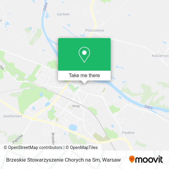 Brzeskie Stowarzyszenie Chorych na Sm map