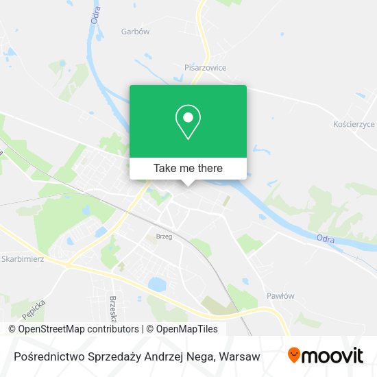 Pośrednictwo Sprzedaży Andrzej Nega map