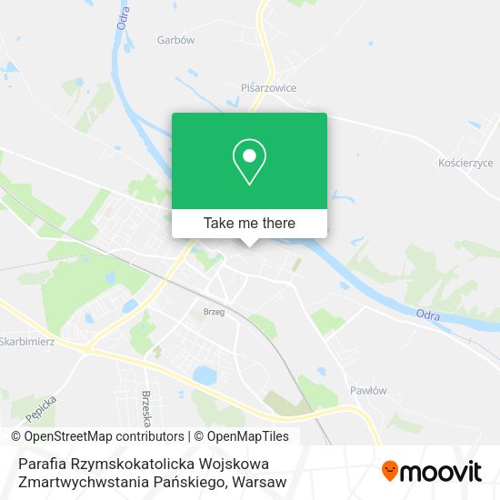 Parafia Rzymskokatolicka Wojskowa Zmartwychwstania Pańskiego map