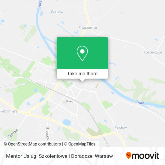 Mentor Uslugi Szkoleniowe i Doradcze map