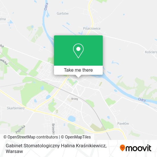 Карта Gabinet Stomatologiczny Halina Kraśnikiewicz