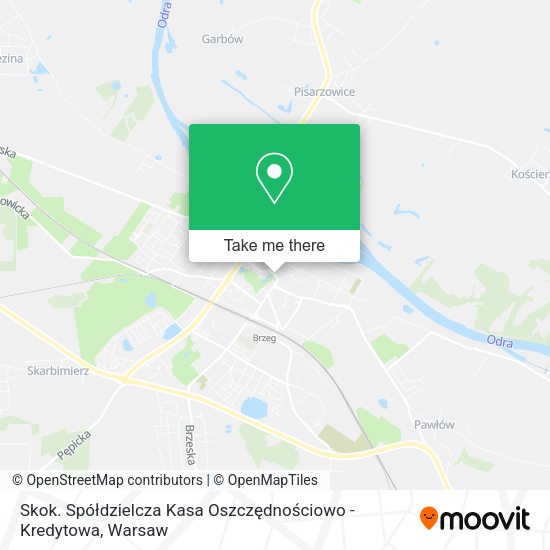 Skok. Spółdzielcza Kasa Oszczędnościowo - Kredytowa map