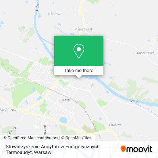 Stowarzyszenie Audytorów Energetycznych Termoaudyt map