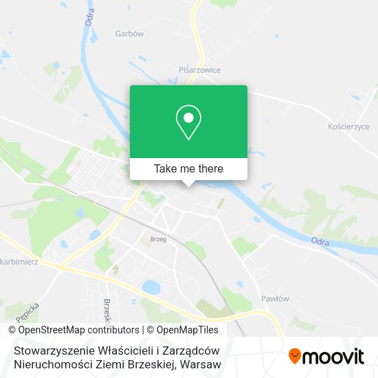 Stowarzyszenie Właścicieli i Zarządców Nieruchomości Ziemi Brzeskiej map