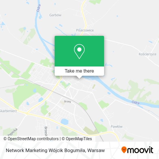 Network Marketing Wójcik Bogumiła map