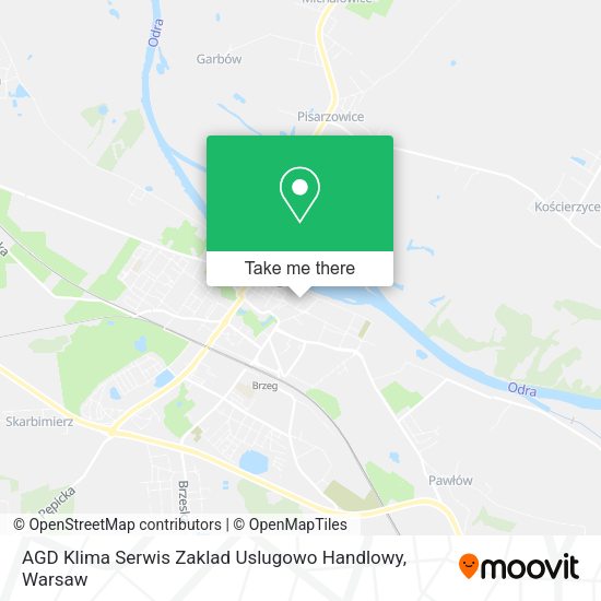 AGD Klima Serwis Zaklad Uslugowo Handlowy map