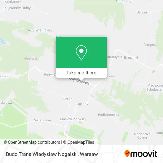 Budo Trans Władysław Nogalski map