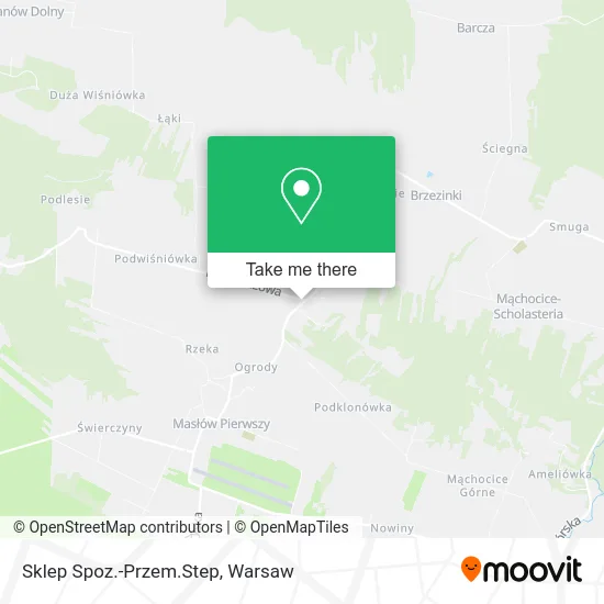 Карта Sklep Spoz.-Przem.Step
