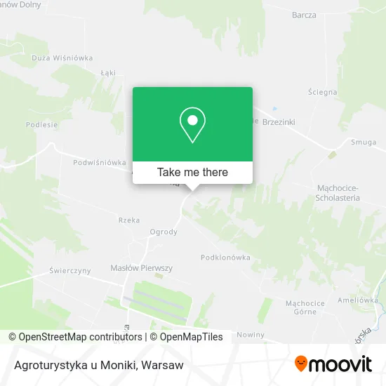 Карта Agroturystyka u Moniki