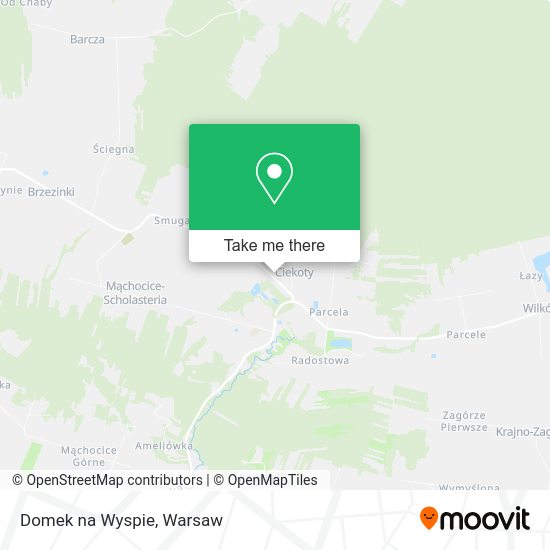 Domek na Wyspie map