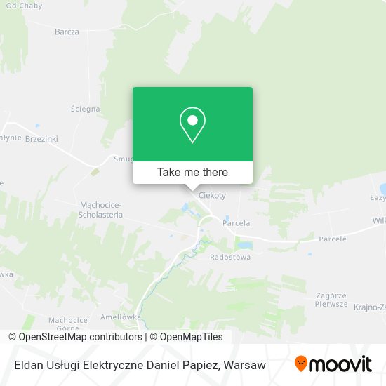 Eldan Usługi Elektryczne Daniel Papież map