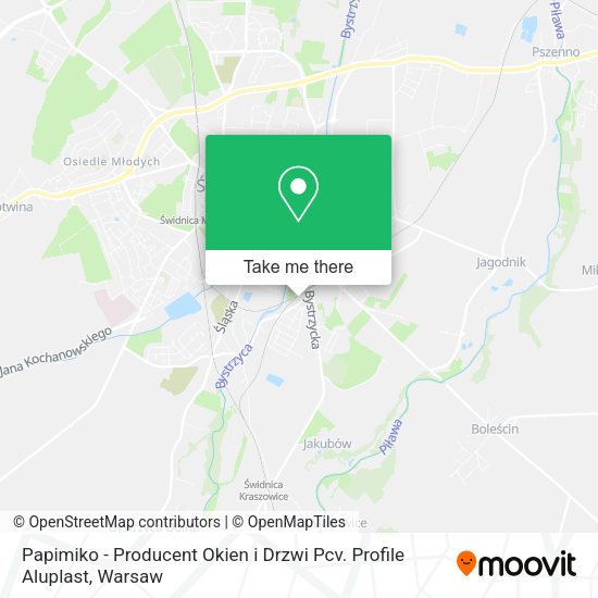 Papimiko - Producent Okien i Drzwi Pcv. Profile Aluplast map