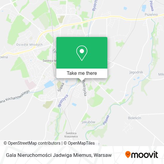 Gala Nieruchomości Jadwiga Miemus map