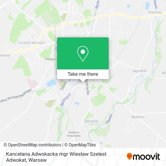 Kancelaria Adwokacka mgr Wiesław Szelest Adwokat map