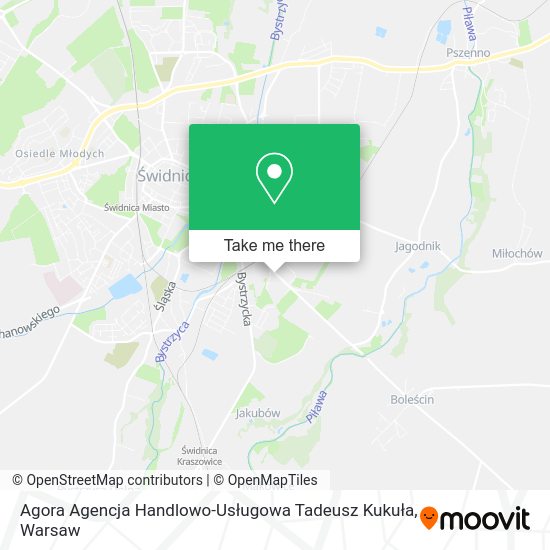 Agora Agencja Handlowo-Usługowa Tadeusz Kukuła map