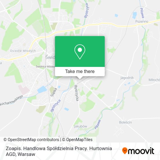 Zoapis. Handlowa Spółdzielnia Pracy. Hurtownia AGD map