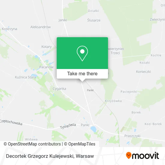 Карта Decortek Grzegorz Kulejewski