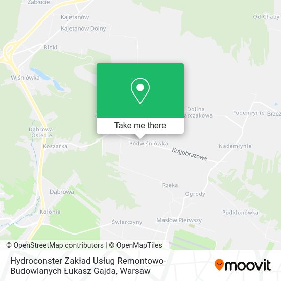 Hydroconster Zakład Usług Remontowo-Budowlanych Łukasz Gajda map