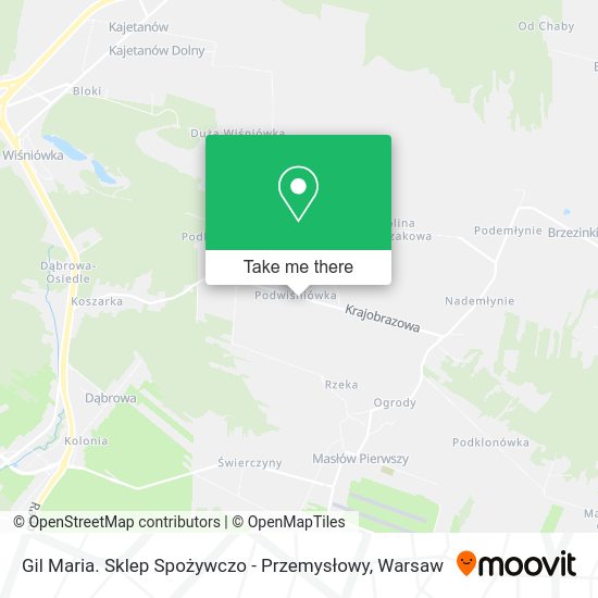 Gil Maria. Sklep Spożywczo - Przemysłowy map