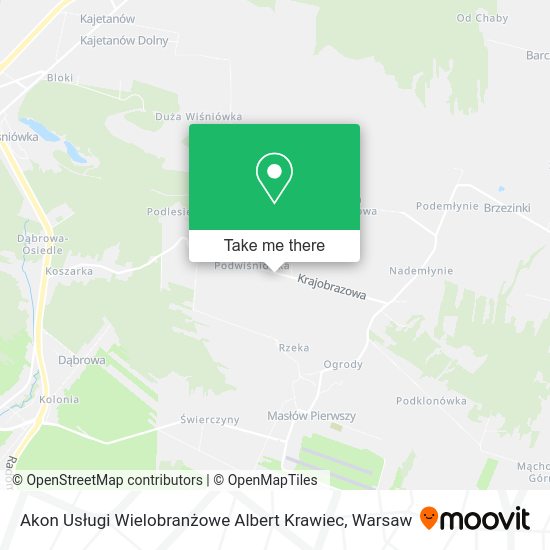 Akon Usługi Wielobranżowe Albert Krawiec map