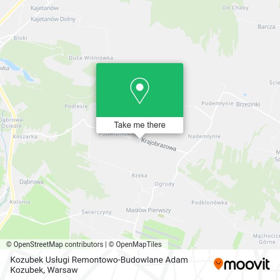 Kozubek Usługi Remontowo-Budowlane Adam Kozubek map