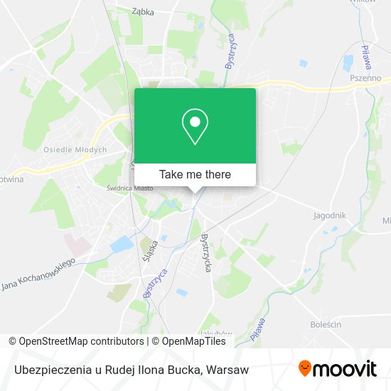 Ubezpieczenia u Rudej Ilona Bucka map