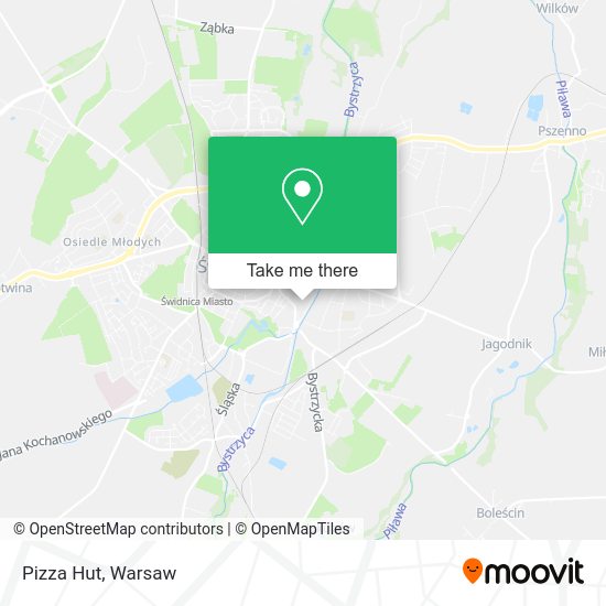 Pizza Hut map