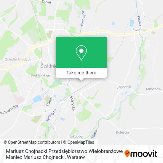 Mariusz Chojnacki Przedsiębiorstwo Wielobranżowe Maniex Mariusz Chojnacki map