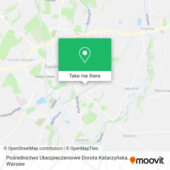 Pośrednictwo Ubezpieczeniowe Dorota Katarzyńska map