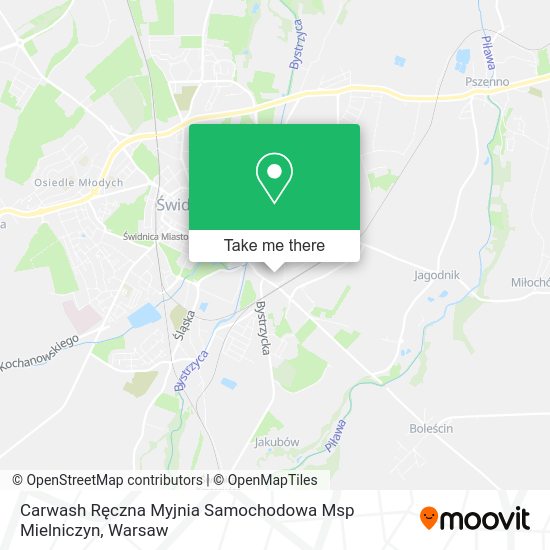 Carwash Ręczna Myjnia Samochodowa Msp Mielniczyn map