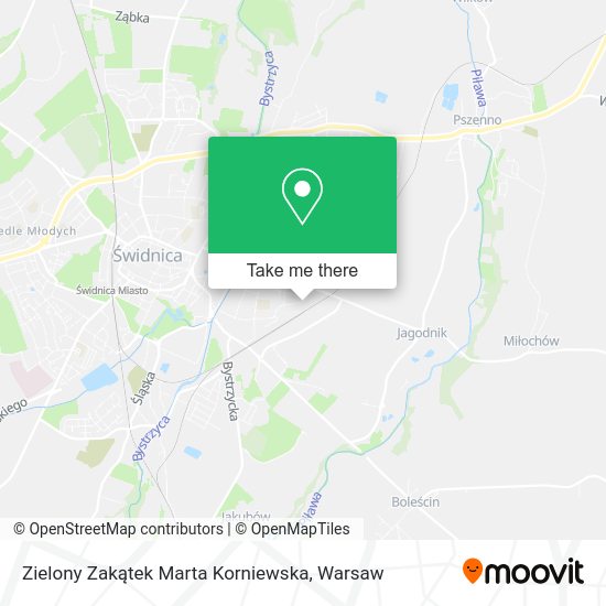 Zielony Zakątek Marta Korniewska map