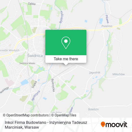 Inkol Firma Budowlano - Inżynieryjna Tadeusz Marciniak map