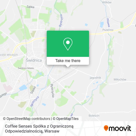 Coffee Senses Spółka z Ograniczoną Odpowiedzialnością map