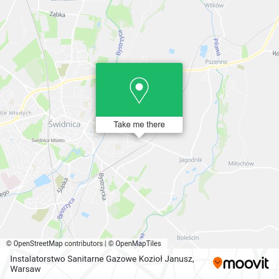 Instalatorstwo Sanitarne Gazowe Kozioł Janusz map