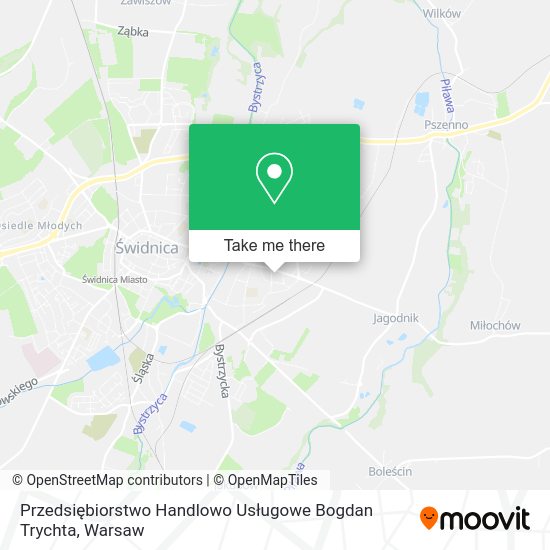 Przedsiębiorstwo Handlowo Usługowe Bogdan Trychta map